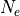 N_e